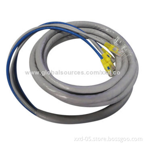 120Ohm UTP CAT5e patch cord cable with two layer PVC jacket